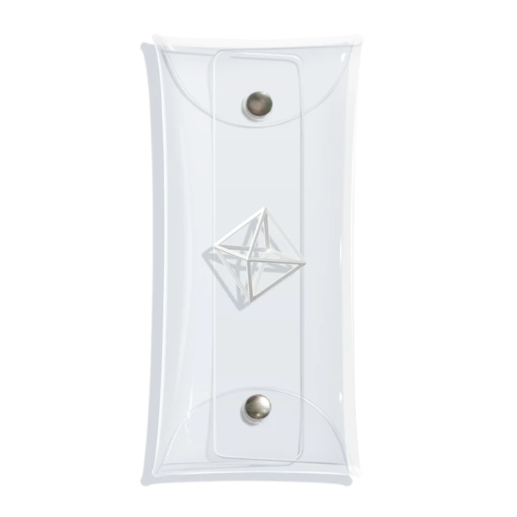 くらりのRegular Octahedron Clear Multipurpose Case