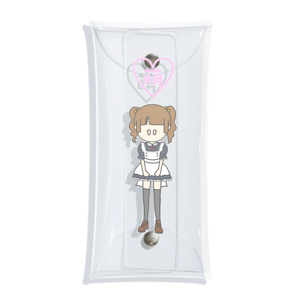 （伝説の）がおちゃんのメイドちゃん Clear Multipurpose Case