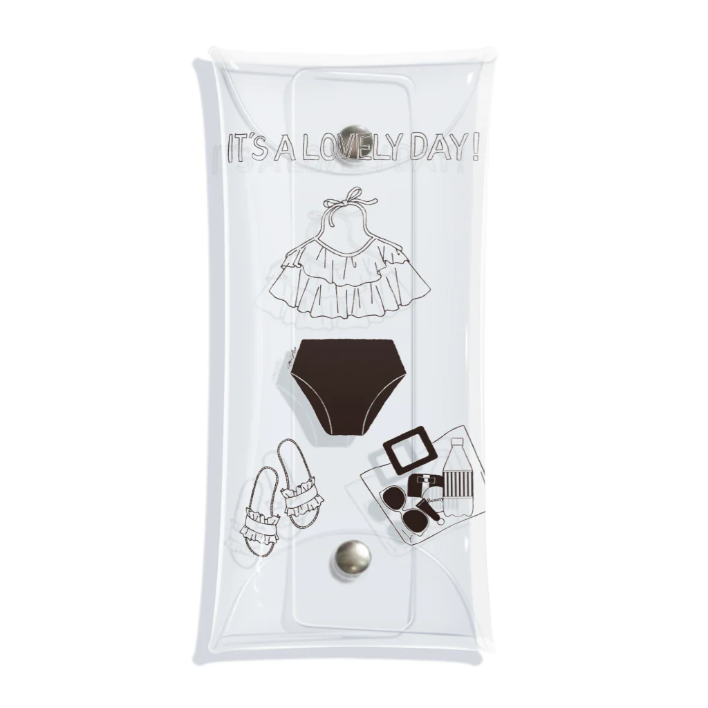 miho-oのIt's a lovely day Clear Multipurpose Case