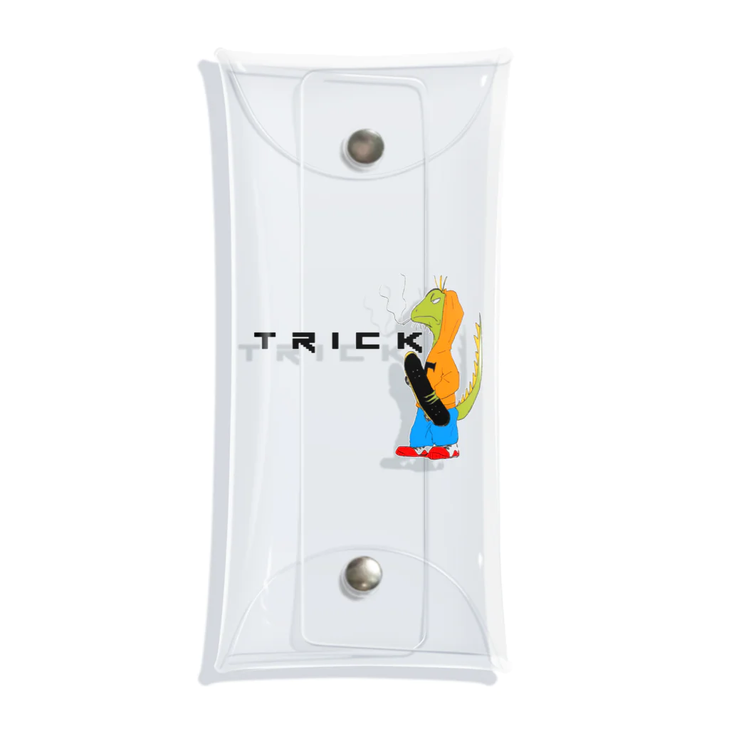 trickのoriginal sticker クリアマルチケース