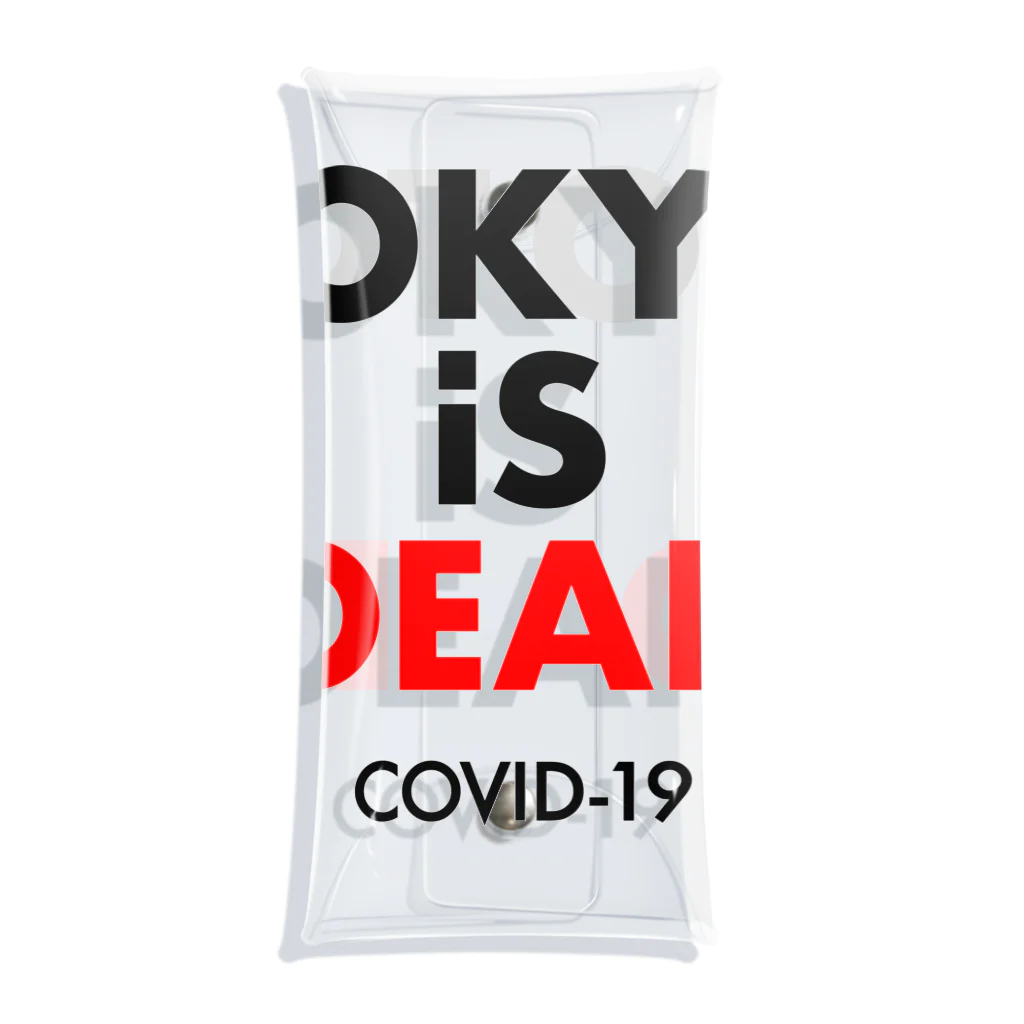 NIPPON DESIGNのTOKYO iS DEAD  COVID-19 Clear Multipurpose Case