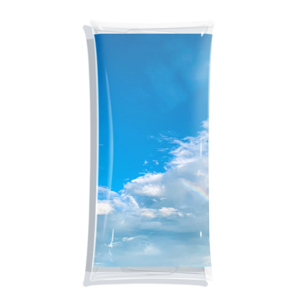 369sky♪の空に虹 Clear Multipurpose Case