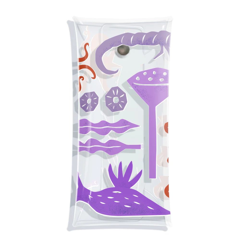 水島ひねのSea Creatures Clear Multipurpose Case