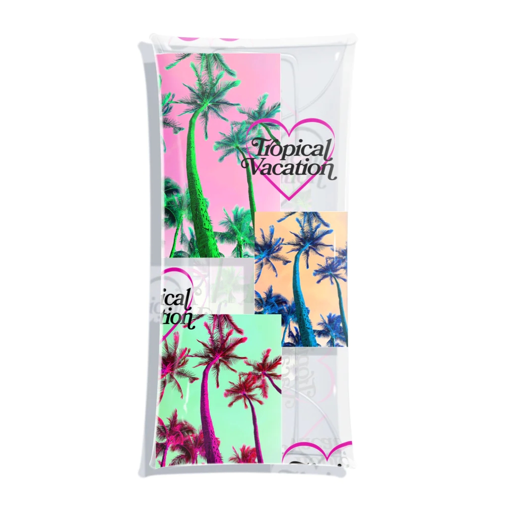 onigiri-dayoのTropicalVacation Clear Multipurpose Case