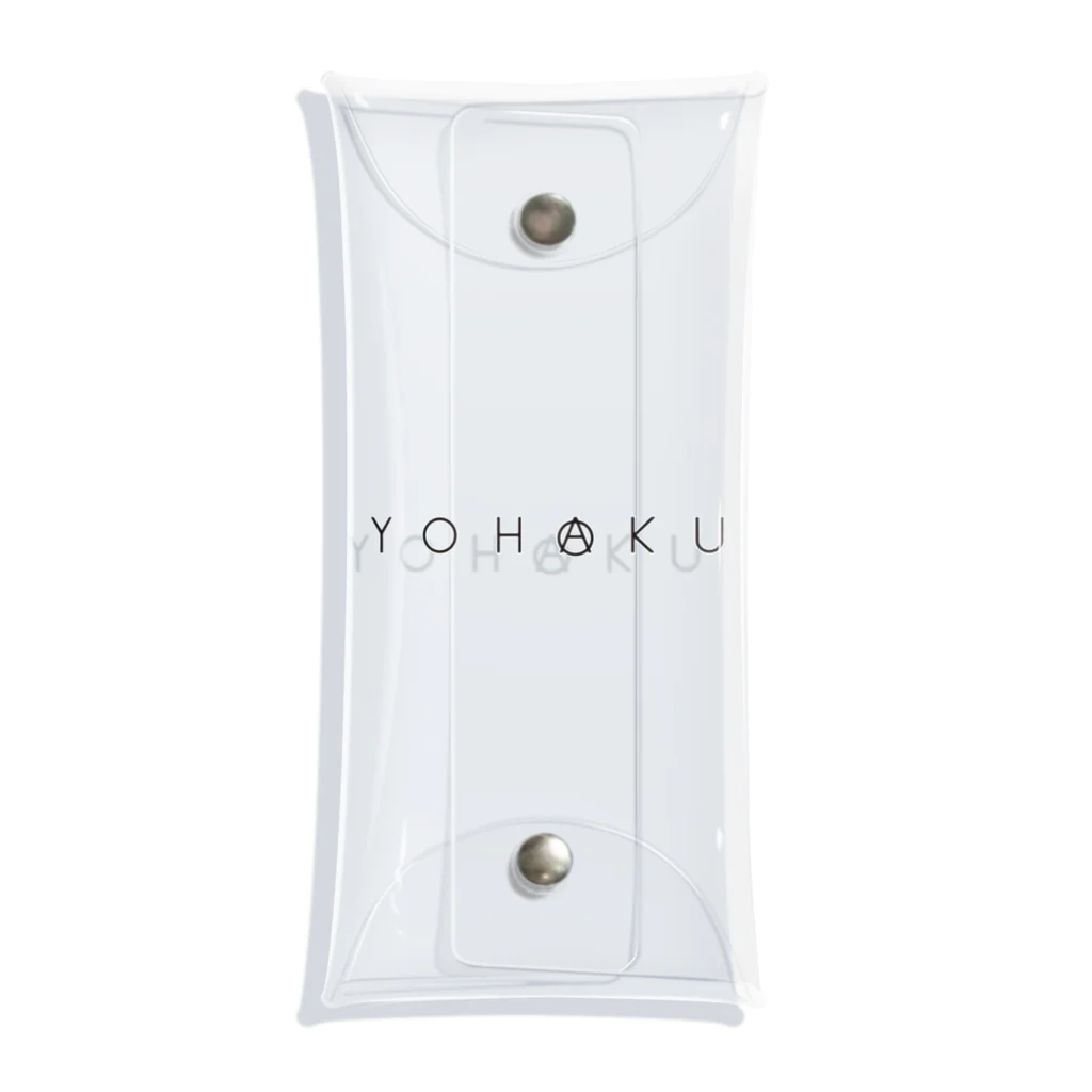 YOHAKUのYOHAKU LOGO KOMONO クリアマルチケース