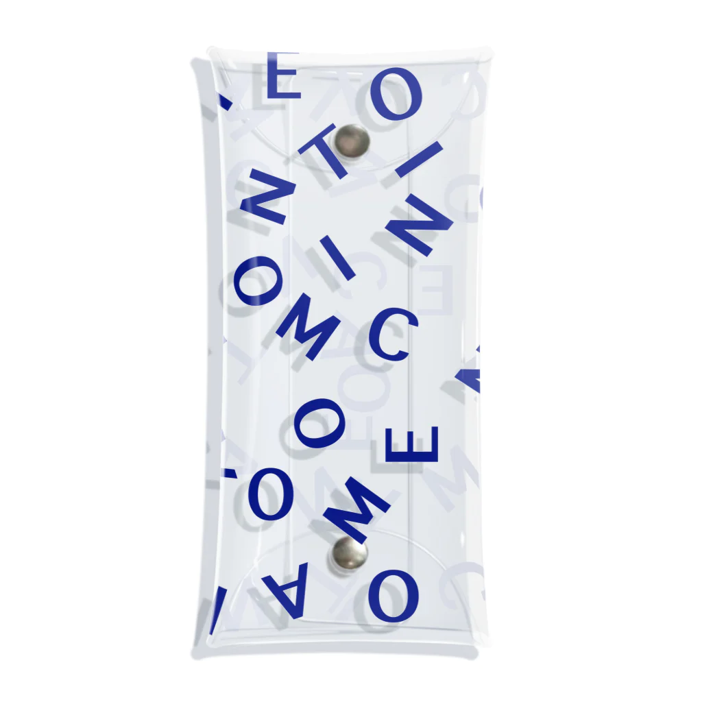 emocionante townのアルファベット Clear Multipurpose Case