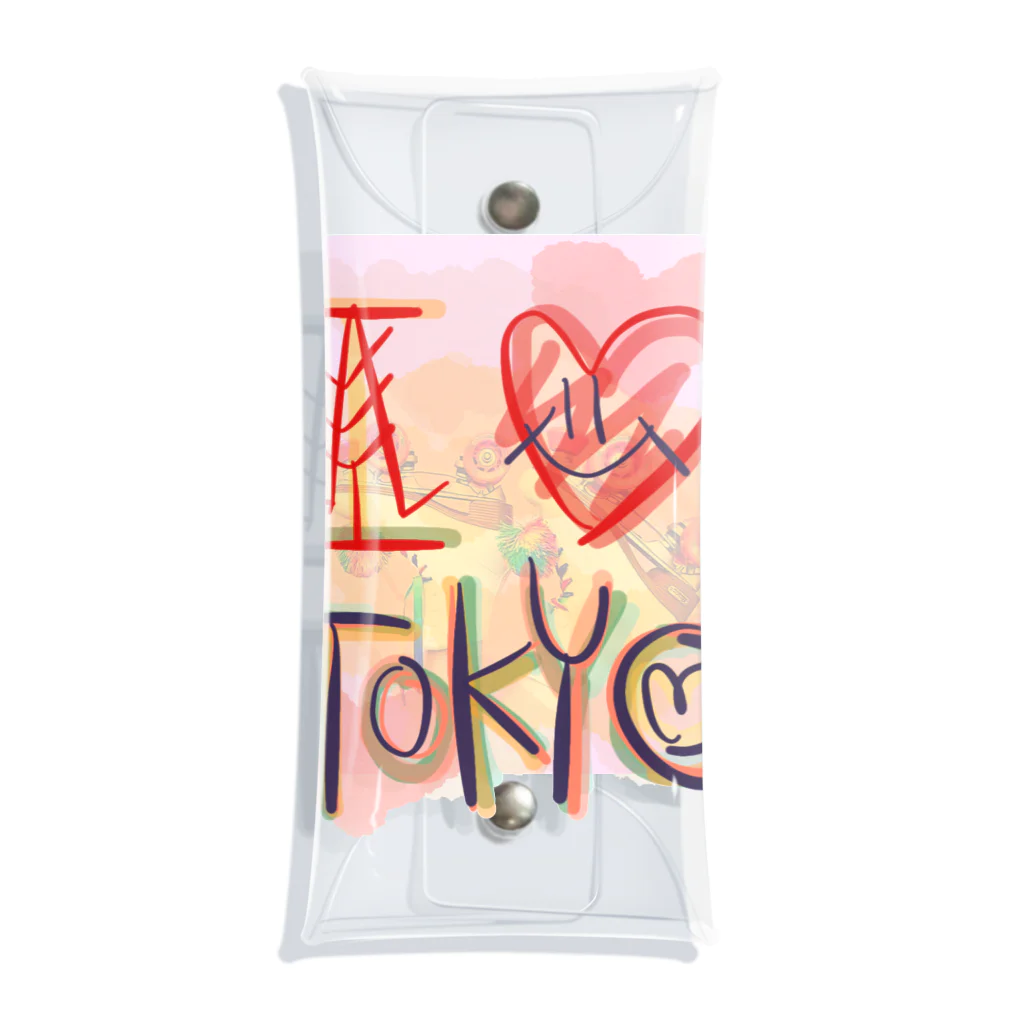 MAGIC FANのILOVE TOKYO! Clear Multipurpose Case