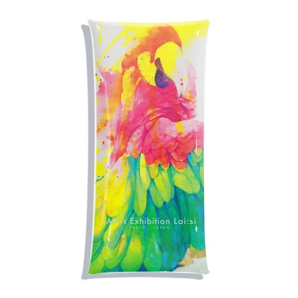 Akiss art ONLINE SHOPのひとり美しい赤い鳥 Clear Multipurpose Case