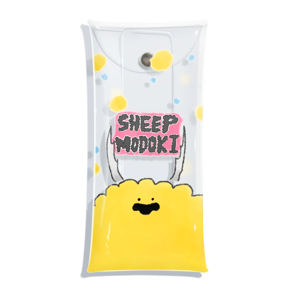 googlyのSheepmodoki up クリアマルチケース