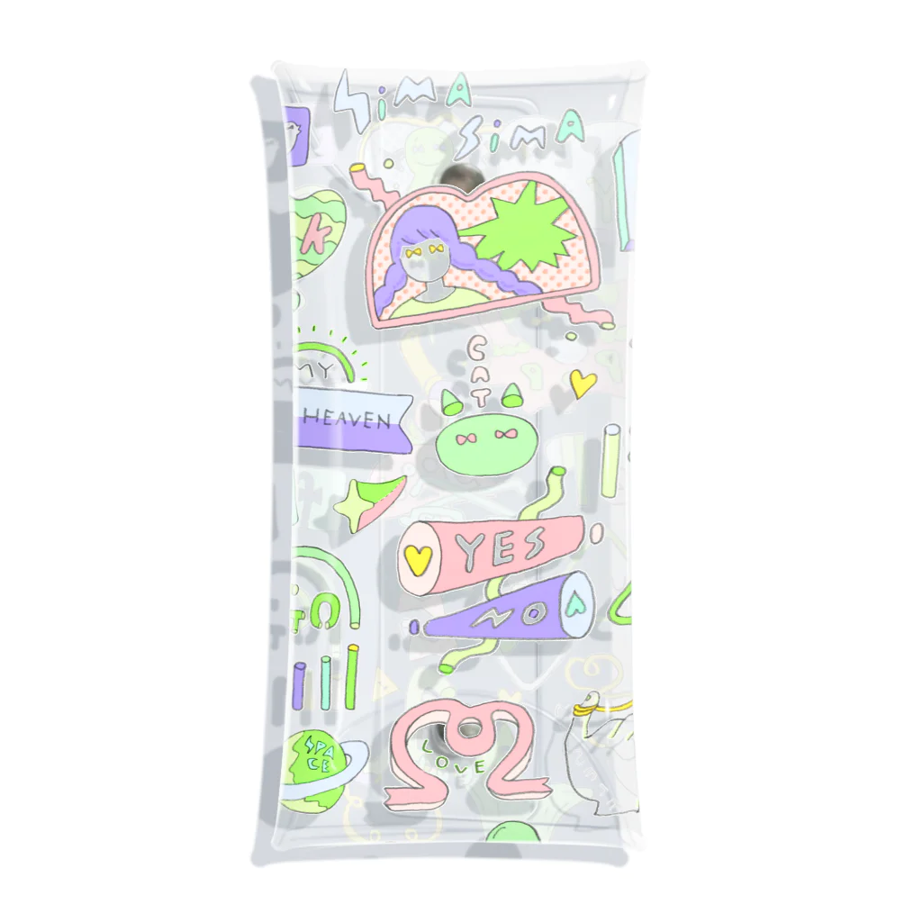 ツルモトマイのPOP Clear Multipurpose Case