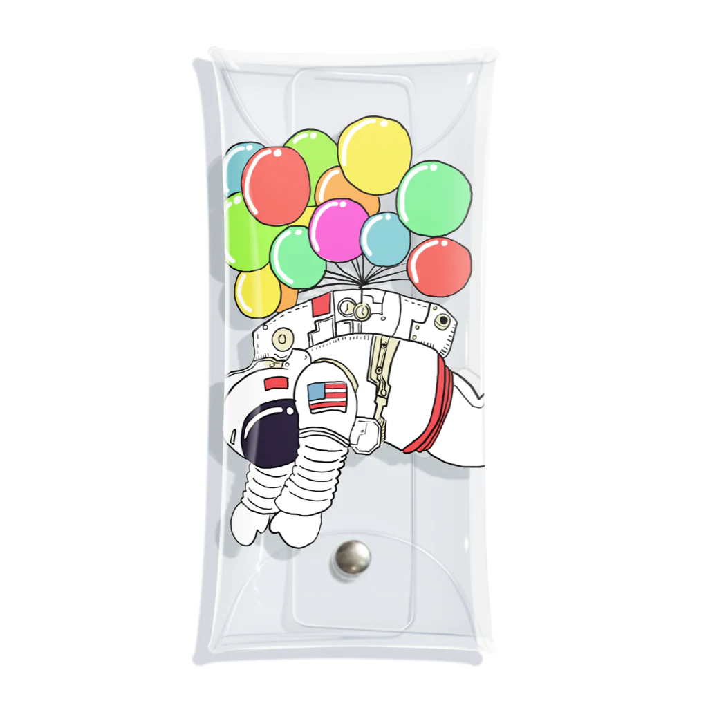 踊るこどもたちの宇宙遊泳 Clear Multipurpose Case