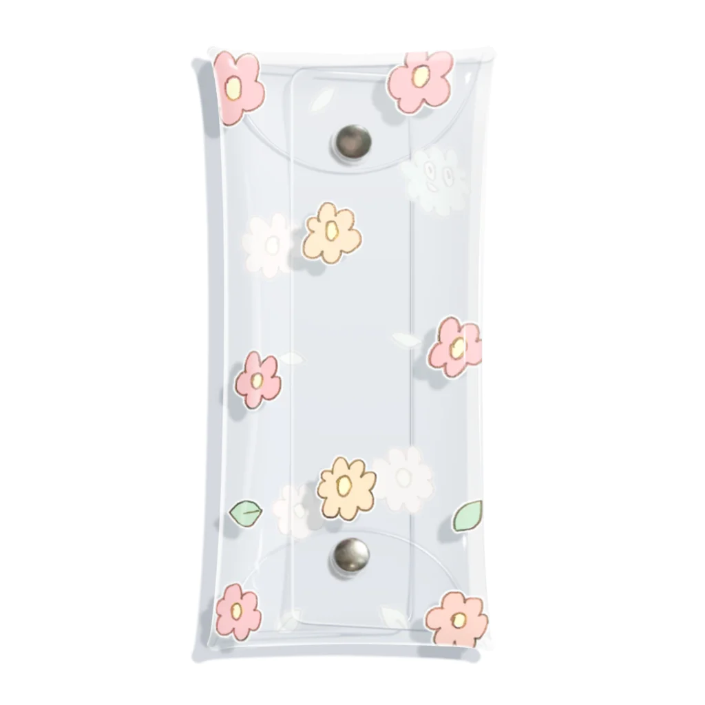 √shokupan のお花たち Clear Multipurpose Case