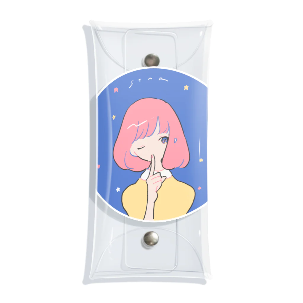 りももんがの星夜のひみつ Clear Multipurpose Case