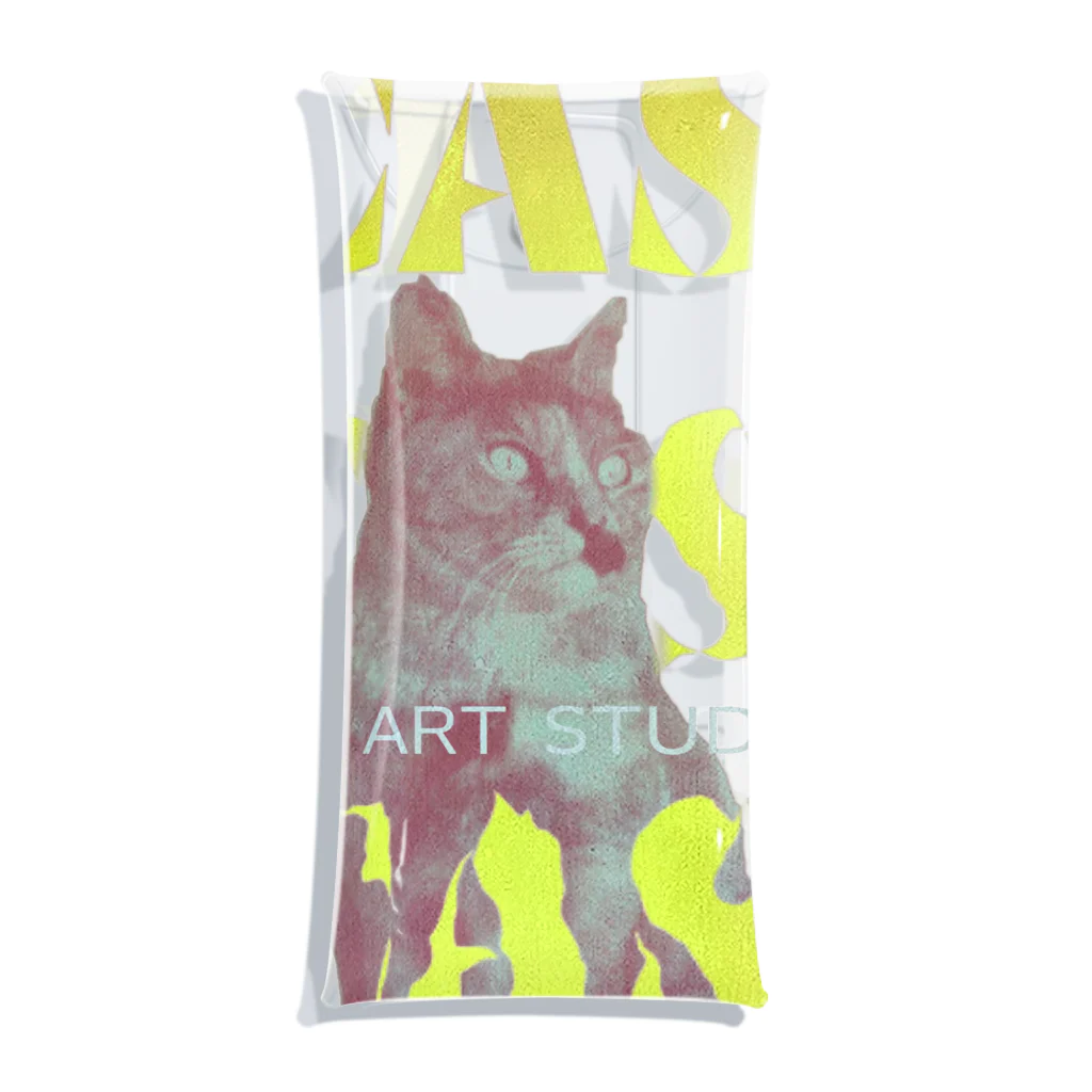 stakejapanのCAT ART STUDIOUS Clear Multipurpose Case