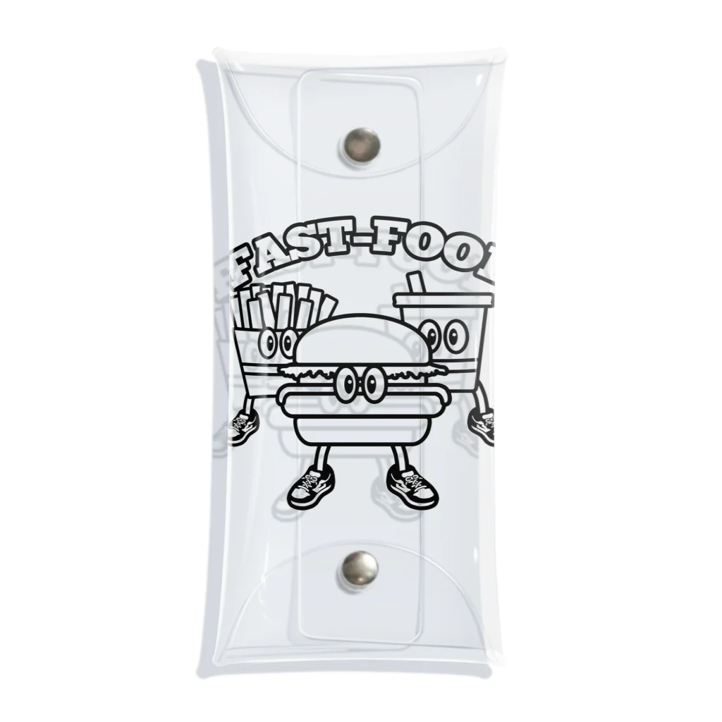 Candy Candyのfastfood_bros Clear Multipurpose Case