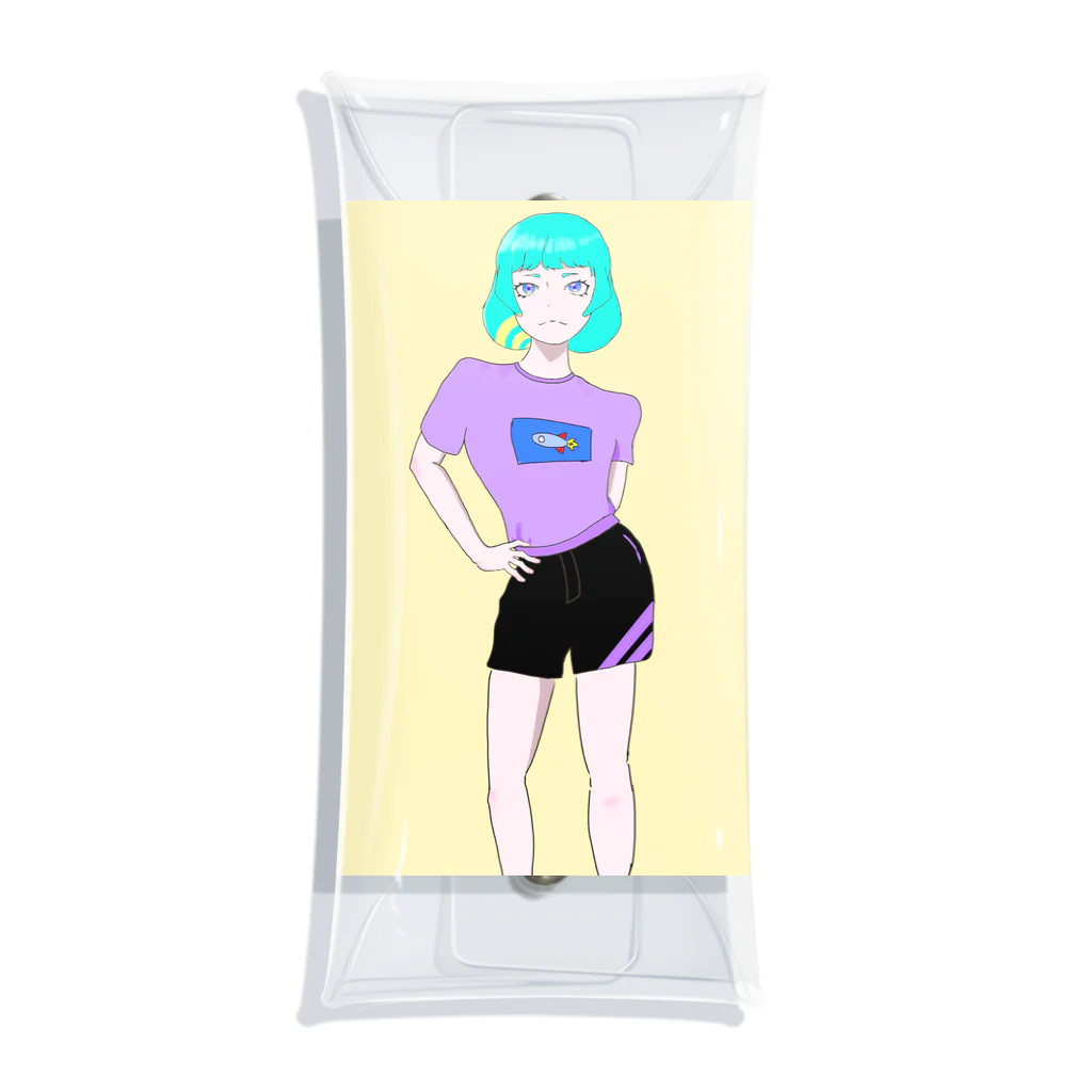 みどりみどろのみどろちゃんB Clear Multipurpose Case