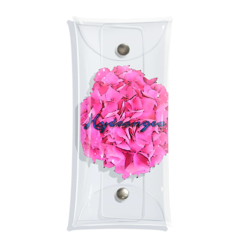 Luna Dream Projectの紫陽花 ～hydrangea ～ Clear Multipurpose Case