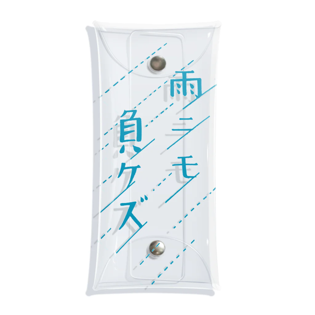 ＭＩＨＡ－ＨＡの雨Ｔ（濃） Clear Multipurpose Case