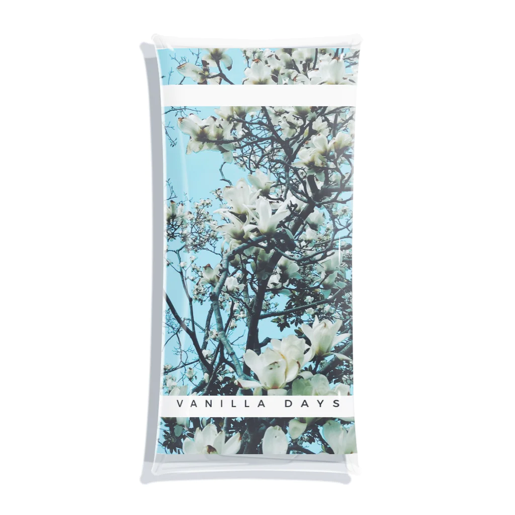 utsura utsuraのVanilla days Magnolia Clear Multipurpose Case