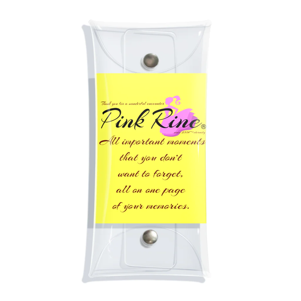 【Pink Rine】の【Pink Rine】オリジナル Clear Multipurpose Case