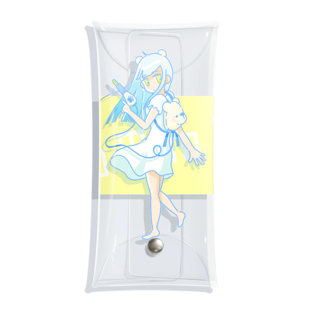 みょーのしろくま少女と夏 Clear Multipurpose Case