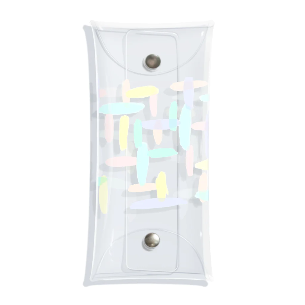 Saki YのPastel Colors Clear Multipurpose Case