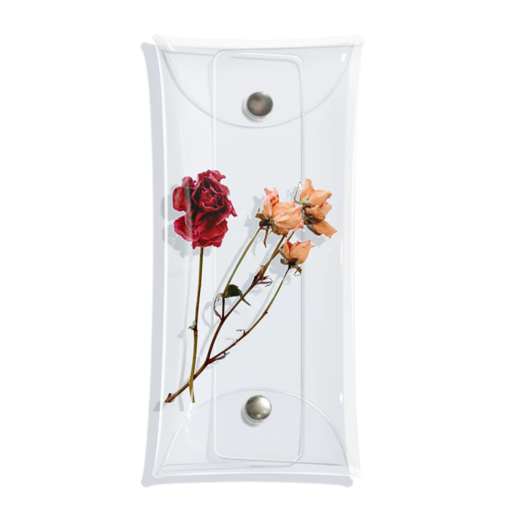 ネコッチ＿k(*´ω｀*)の薔薇 Clear Multipurpose Case