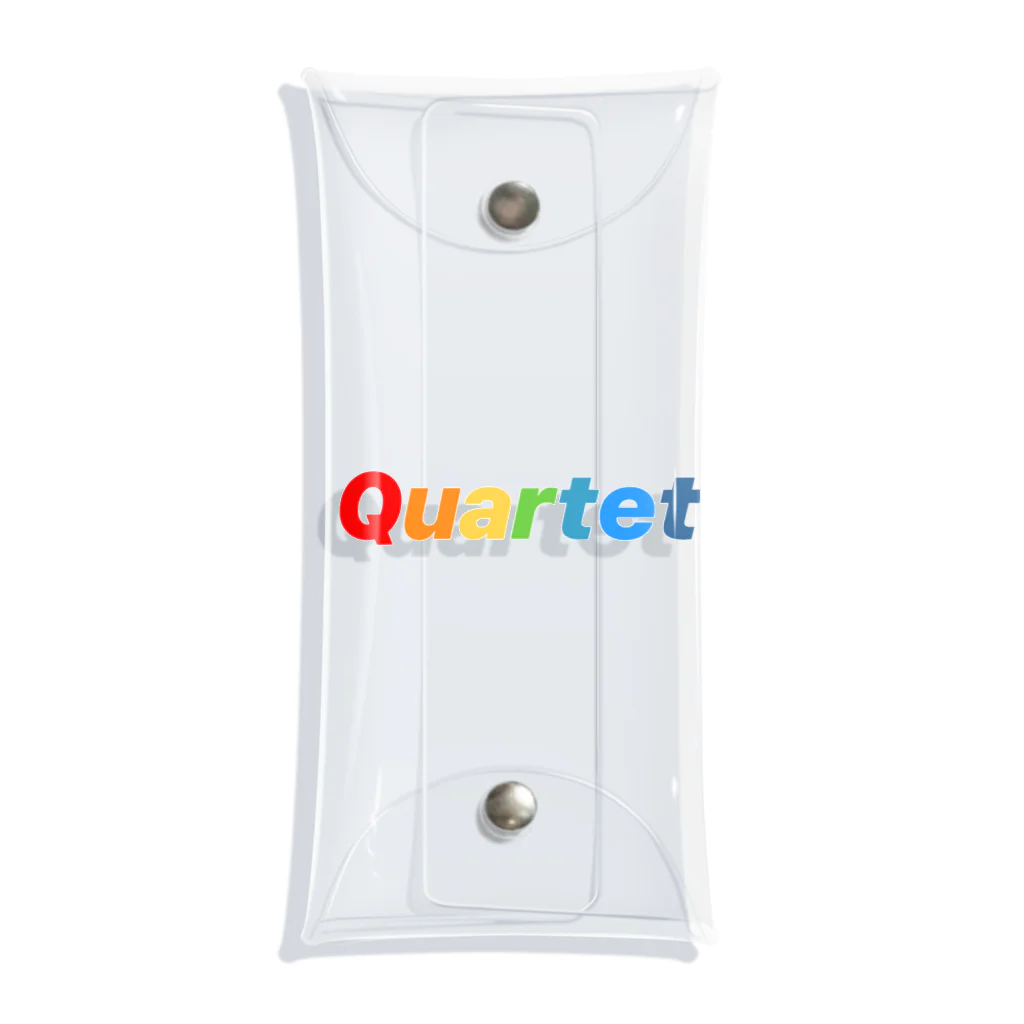 quartetのQuartet be ture Logo Clear Multipurpose Case