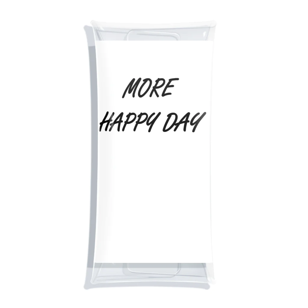 MORE HAPPY DAYのMORE HAPPY DAY Clear Multipurpose Case
