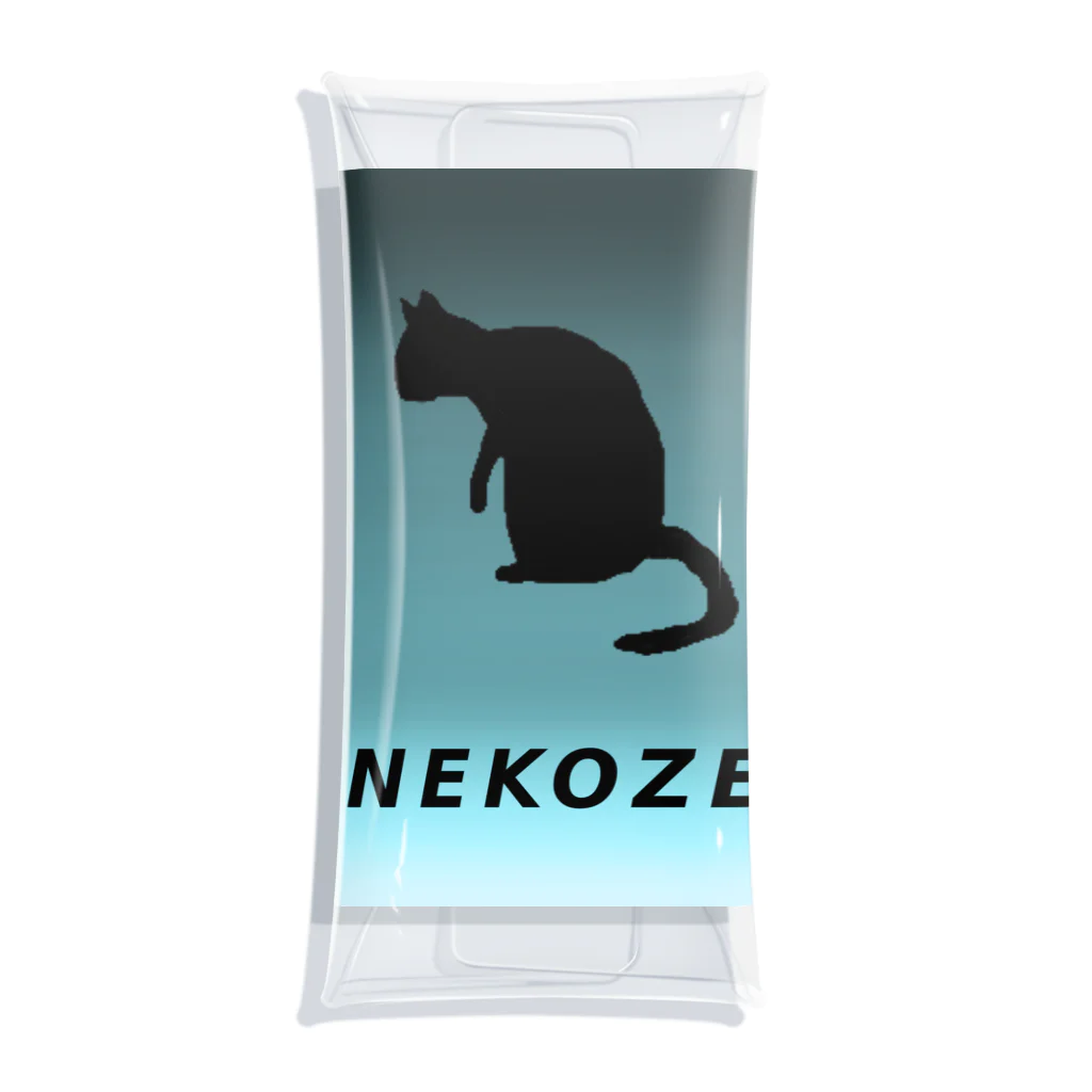 ニャムのアトリエのNEKOZEグラデ Clear Multipurpose Case