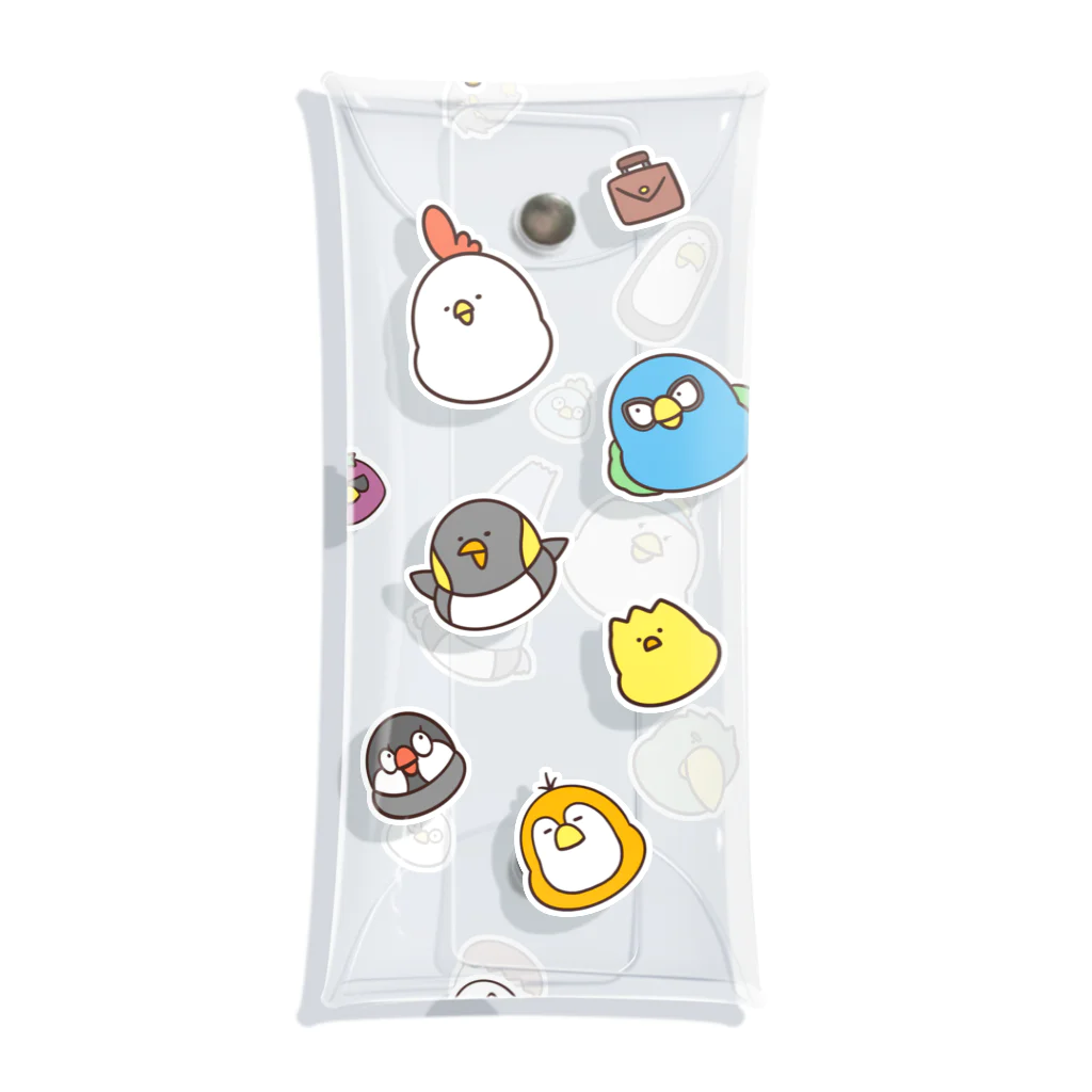 毎日でぶどり🐔🐤のマルチケース Clear Multipurpose Case