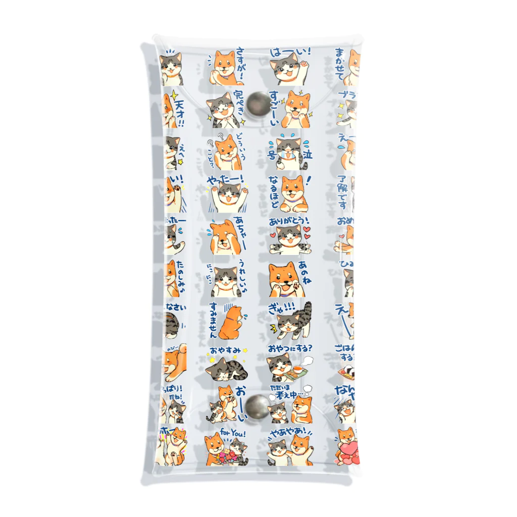 TANSHOのチビカイLINEスタンプ Clear Multipurpose Case