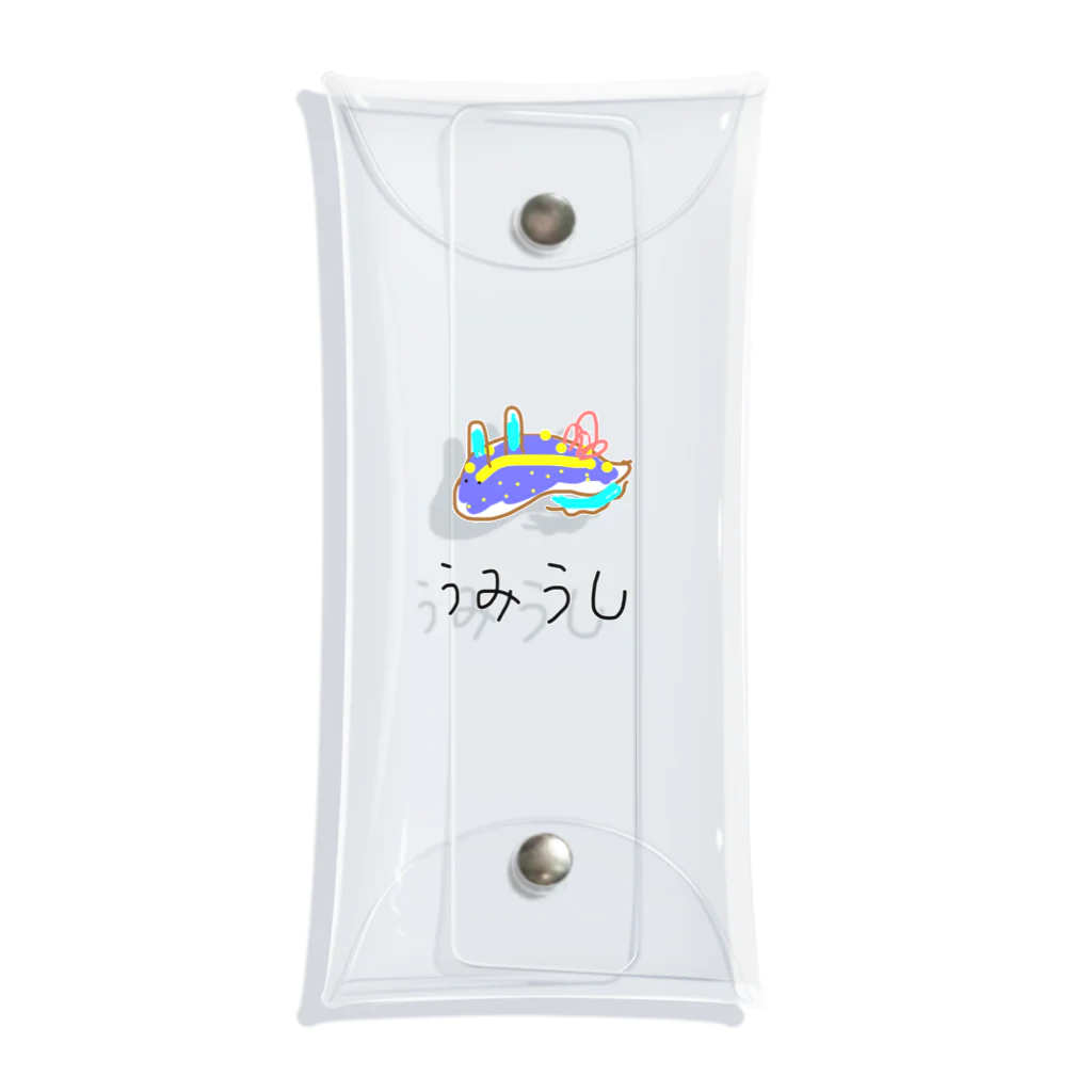 Laugh-mainovskyのゆるっと♪むにゅっと！うみうしくん Clear Multipurpose Case