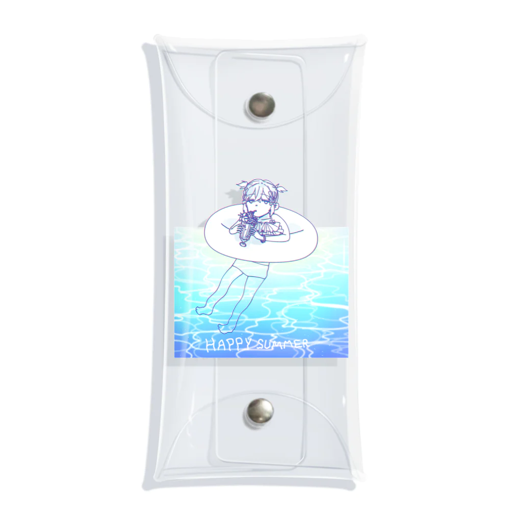 くうせいのはっぴーさまー Clear Multipurpose Case