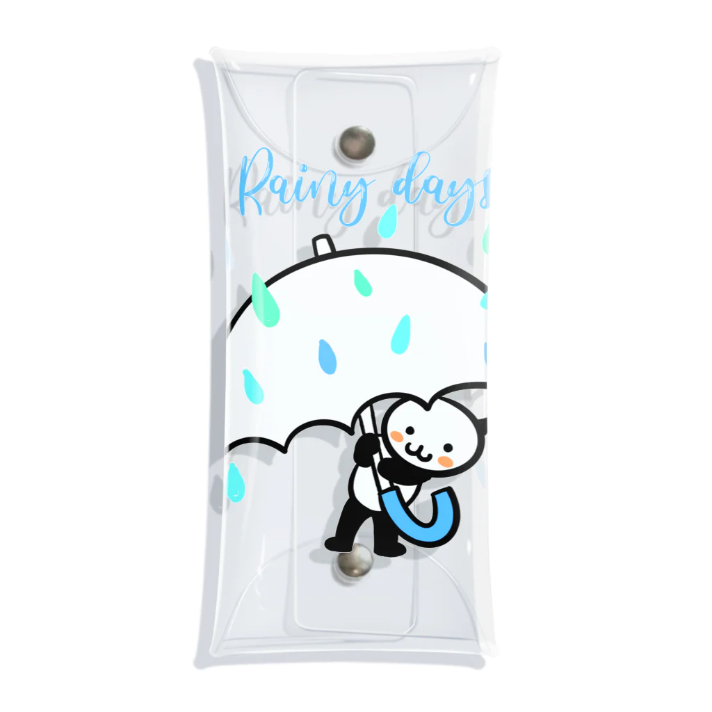 あゆみんの雨ふり猫ちゃん Clear Multipurpose Case