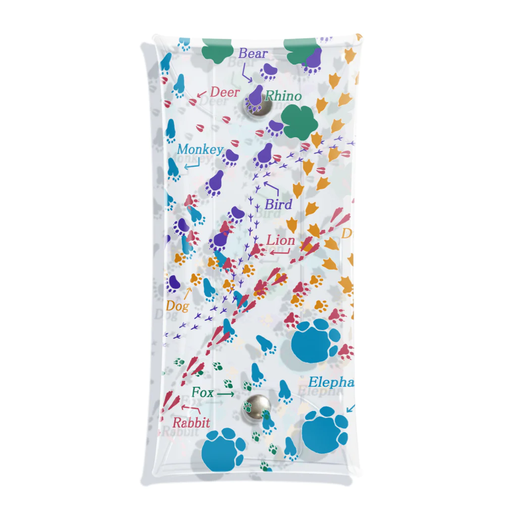 みらいのanimal tracks Clear Multipurpose Case