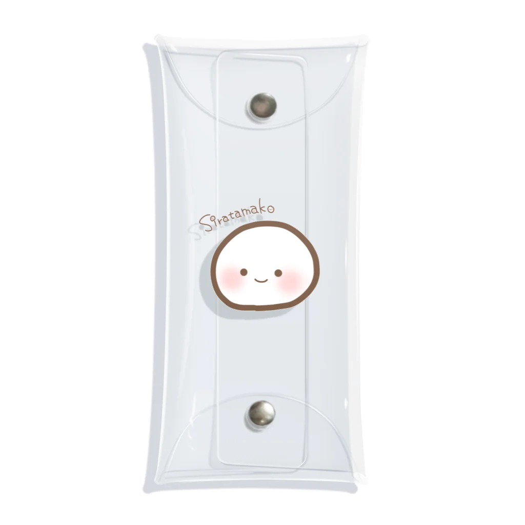 Tamachan shopのしらたま子ちゃん Clear Multipurpose Case