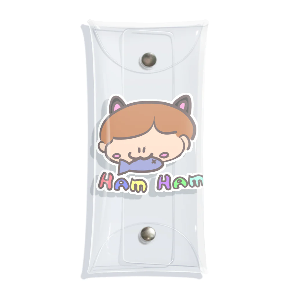 Ensankikenchanのねこみみちゃん Clear Multipurpose Case