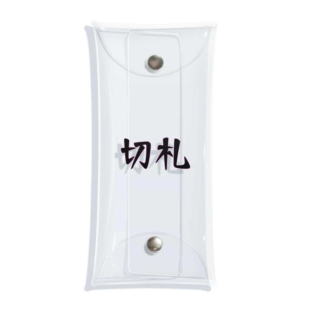 mugioの字-JI-/切札 Clear Multipurpose Case