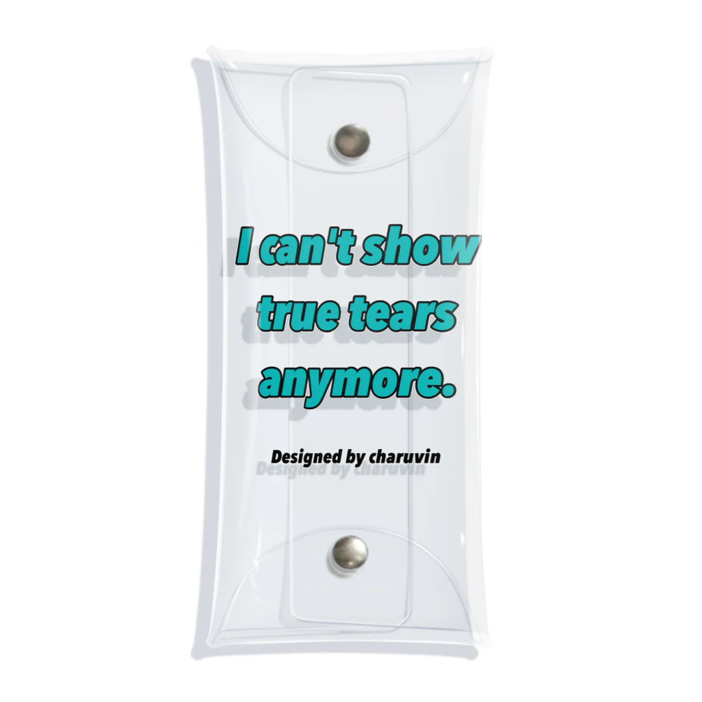 charuvinのI can't show true tears anymore. Clear Multipurpose Case