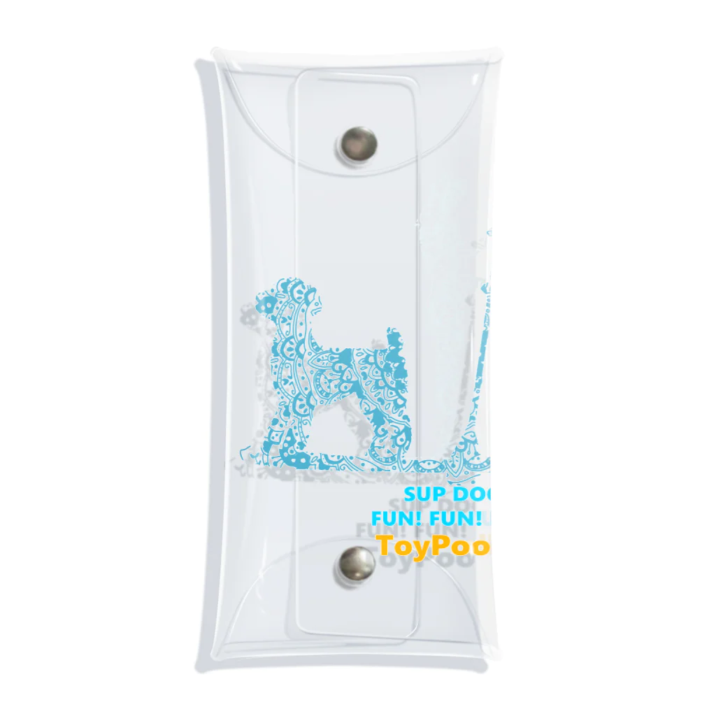 AtelierBoopの花月　SUPDog トイプードル Clear Multipurpose Case