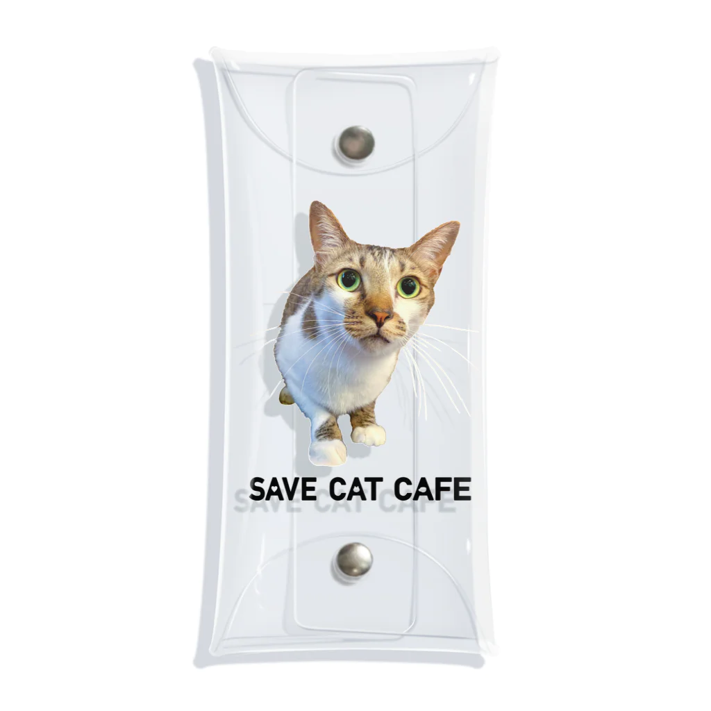 SAVE CAT CAFEのアントニオ クリアマルチケース