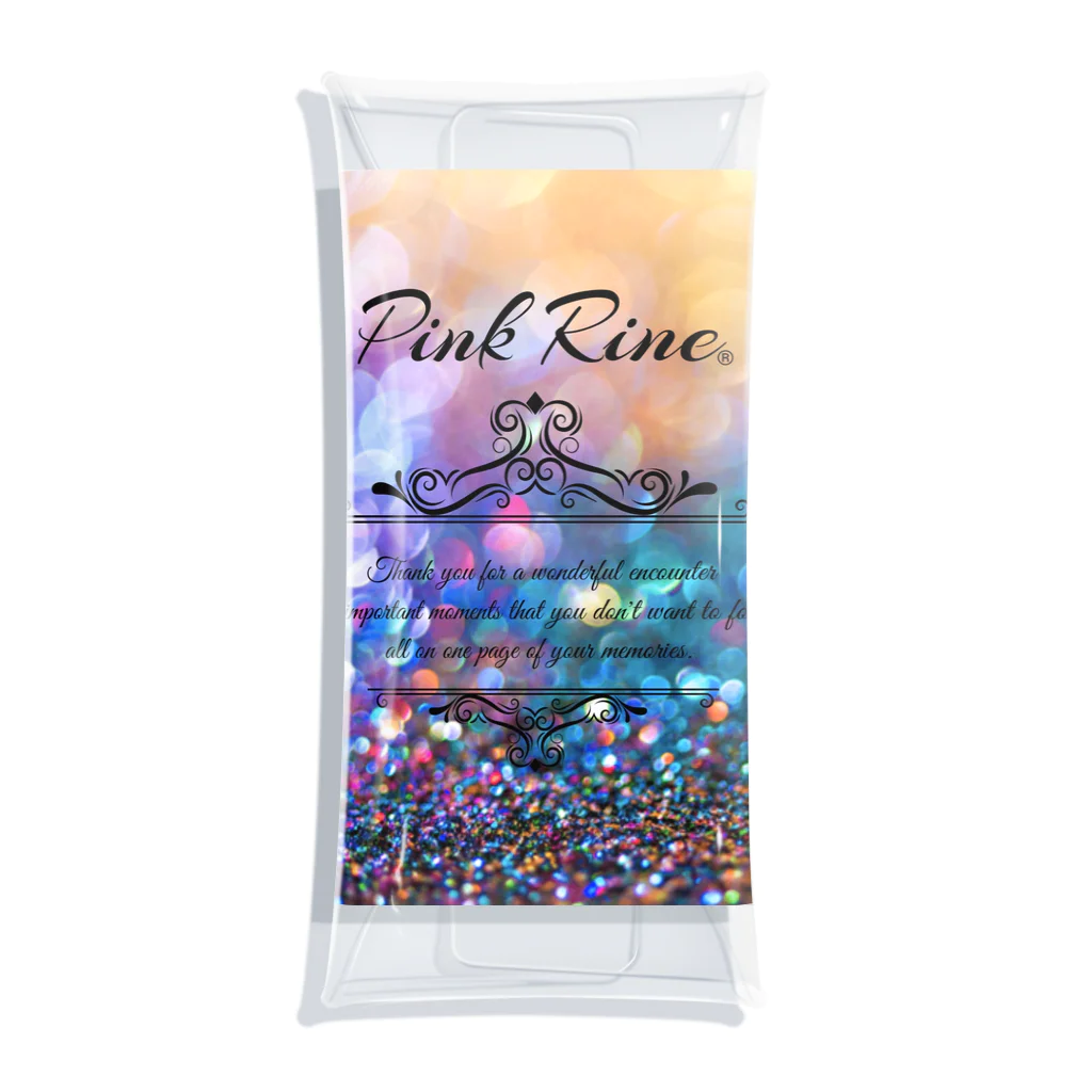 【Pink Rine】の【Pink Rine】オリジナル Clear Multipurpose Case