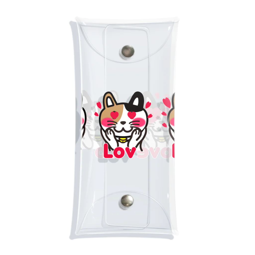 キッズモード某のねこLove Clear Multipurpose Case