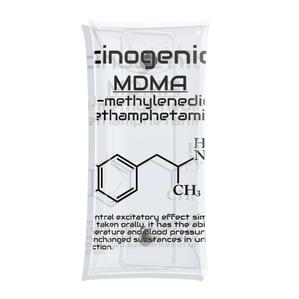 U Libraryの3,4‐メチレンジオキシメタンフェタミンMDMA(衛生学) クリアマルチケース