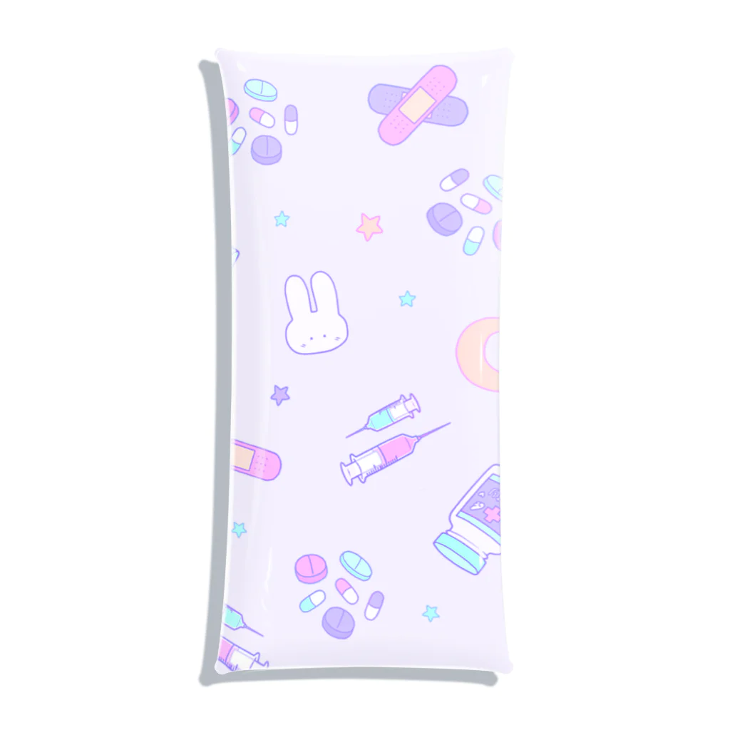 IENITY　/　MOON SIDEの【IENITY】 Yamikawaii Syndrome #Purple クリアケース Clear Multipurpose Case