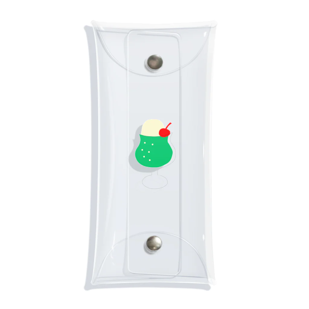 Pouffer de rire - プフェドリール の昔懐かしいクリームソーダ Clear Multipurpose Case