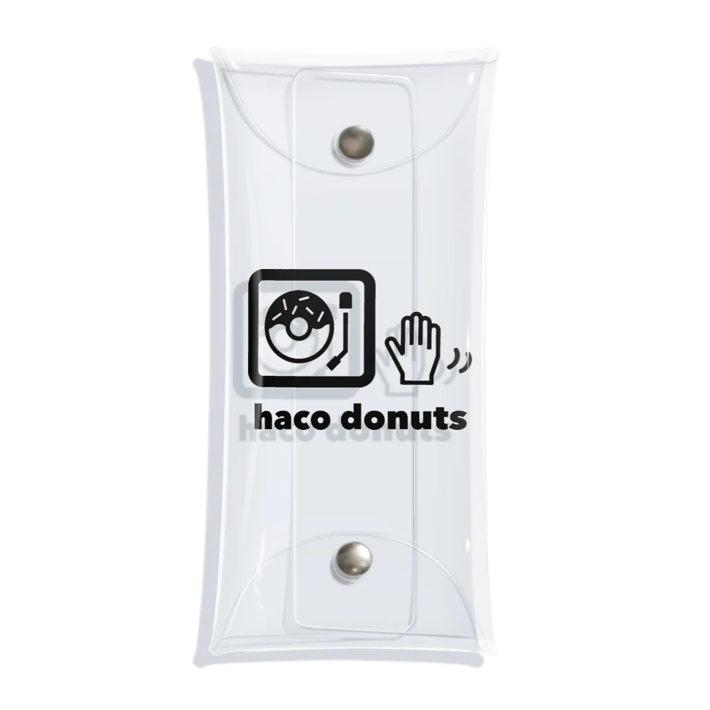 ハコドグッズショップのhaco donuts1 クリアマルチケース
