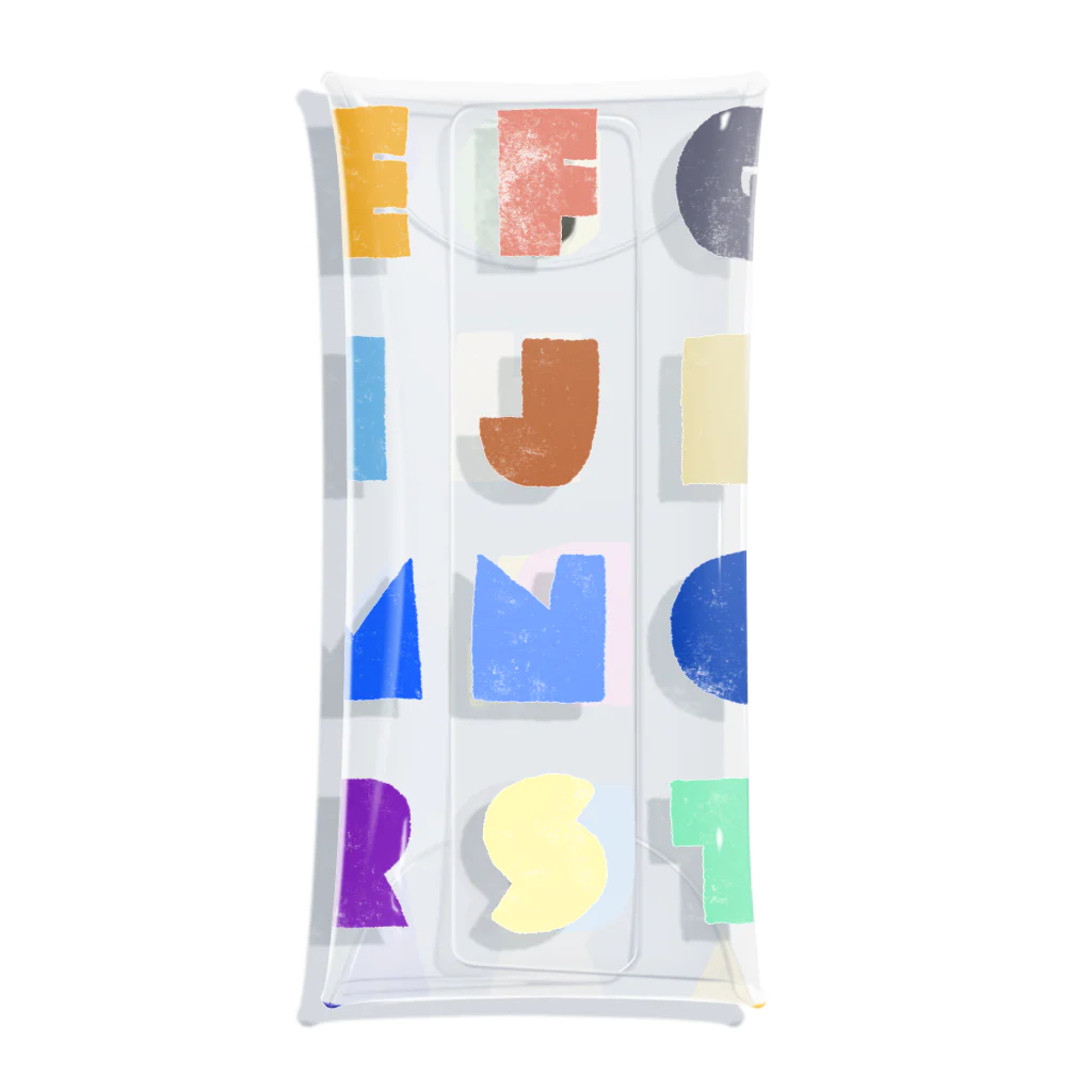 YosumiのAlphabet Clear Multipurpose Case