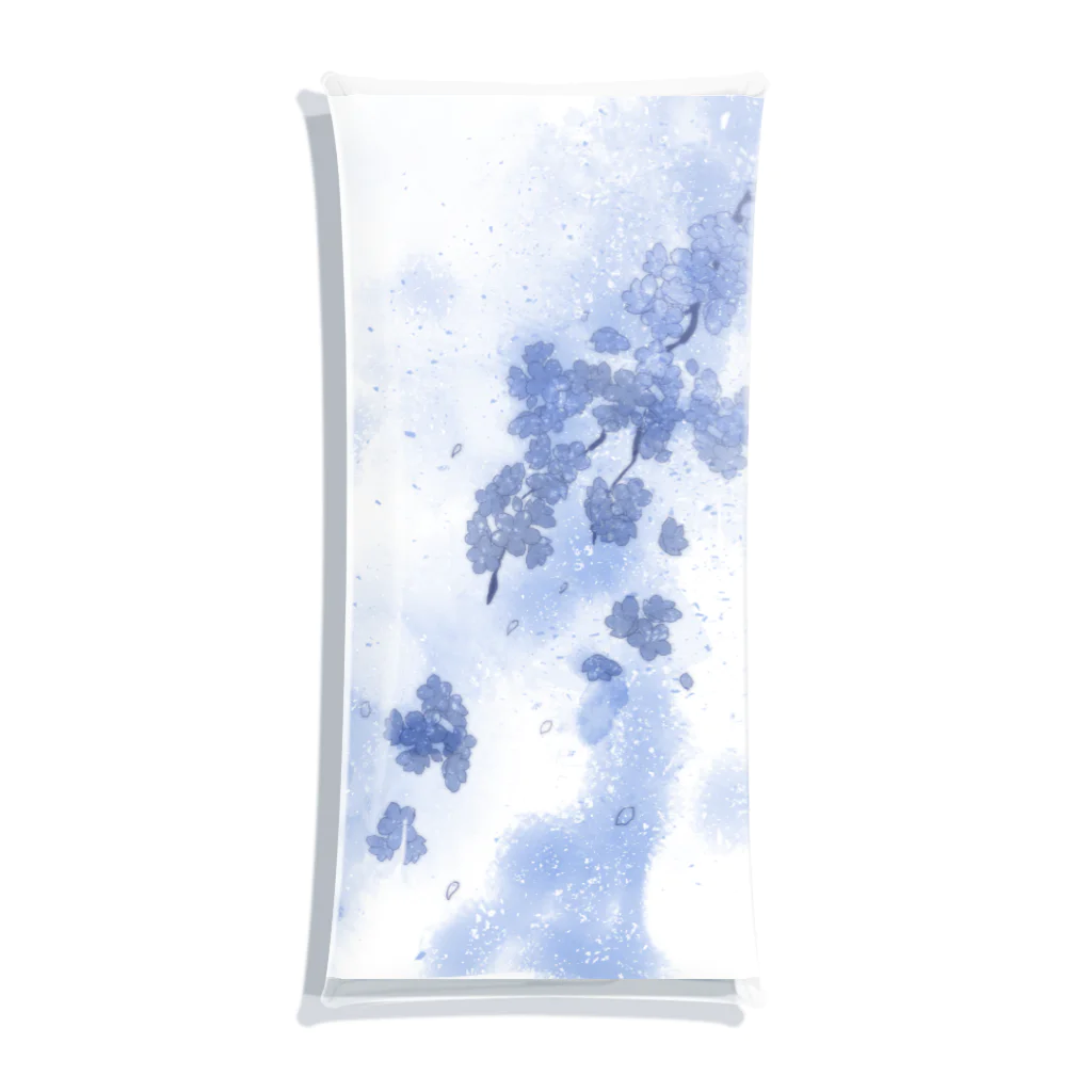 桜居春斗の彼岸の青鈍(桜) Clear Multipurpose Case